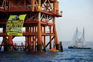 Greenpeace contro le trivelle in Sicilia